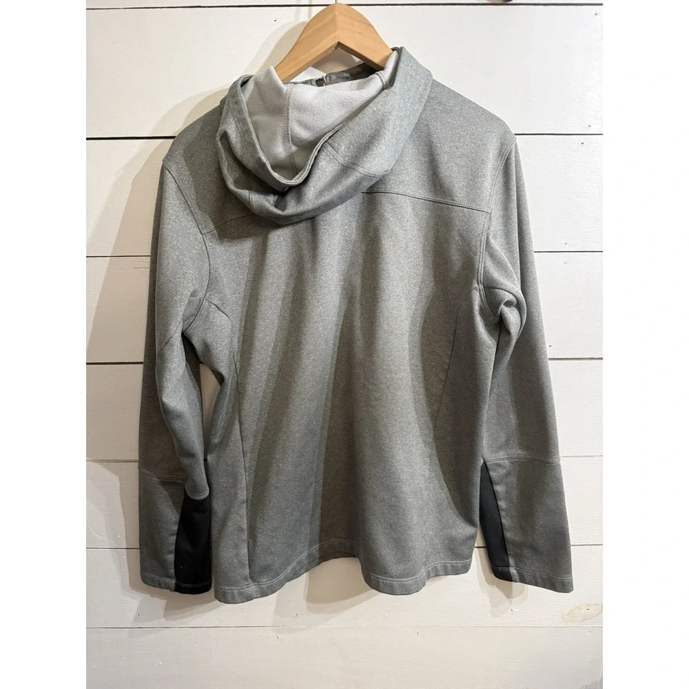The North Face Canyon Land Club Fleece Heathered Hooded Jacket Men's‎ Large
